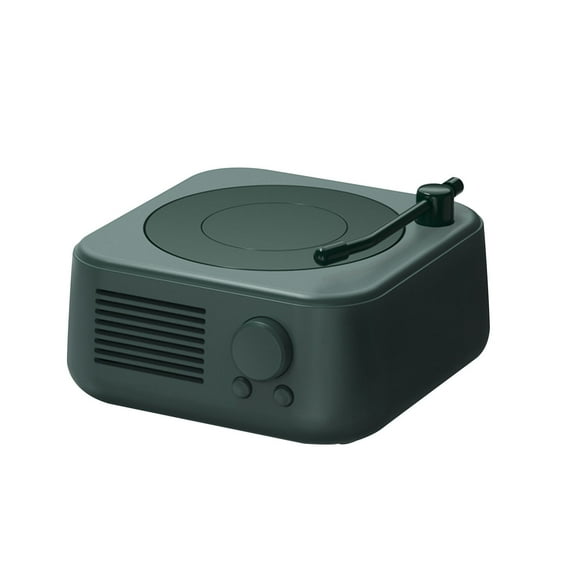 TACILIP Discover The Of Style and Sound with The Bluetooth Speaker Outdoor Friendly and Effortless USB Charging Vintage Vinyl Player Bluetooth Speaker Office Supplies, Birthday Gifts