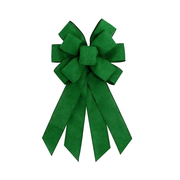 TACILIP Easter Decorations, Handmade Bow Party Decoration Items Imitation Linen Solid Color Ribbon Bow Accessories Pendant, Gifts for Men