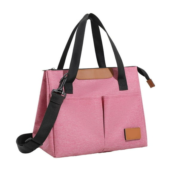 TACILIP Fashionable Concise Large Capacity Triangular Insulation Bag for Travel with Food Lunch Bag Fresh Keeping Ice Bag Insulation Bag, Camping Insulation Bag