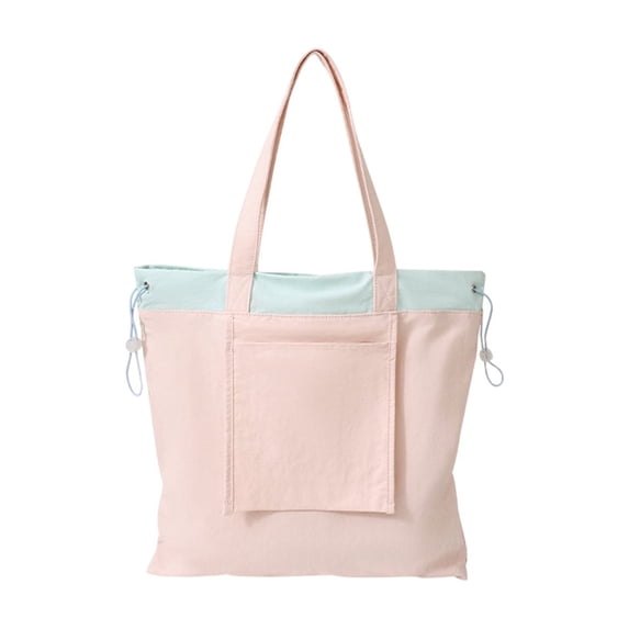 TACILIP Folding Drawstring Shopping Bag Outdoor Travel Nylon Organizer Student Shoulder Bag Shopping Bag School Supplies, Gifts for Her