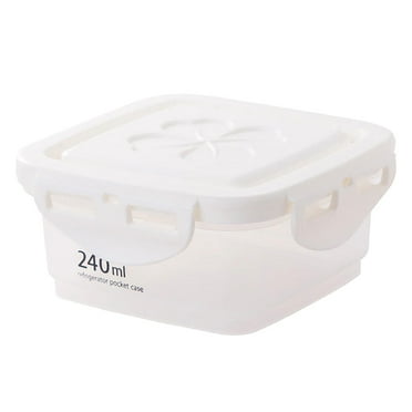 TACILIP Food Storage, Single Transparent Plastic Storage Tank Vacuum Moistureproof Fresh-keeping Storage Storage Sealed Tank,Kitchen Sealed Jar with Lid Fresh-keeping Box, Organizer