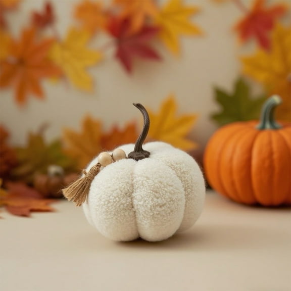 TACILIP Halloween Pumpkin Plushs Toy Hanging Decoration Lamb Plushs Doll Harvesting Festival Decoration Pumpkin Ornament Room Decor, Gifts for Women