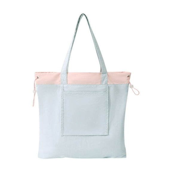 TACILIP Handbags for Women, Folding Drawstring Shopping Bag Outdoor Travel Nylon Organizer Student Shoulder Bag Shopping Bag, Birthday Gifts