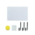 thumbnail image 1 of TACILIP Holiday Gifts, Double-sided Small Whiteboard A4 Office Message Notepad Drawing Board Home Teaching Painting Whiteboard With Pen And Wipe 2ml, Room Decor, 1PC, 1 of 8