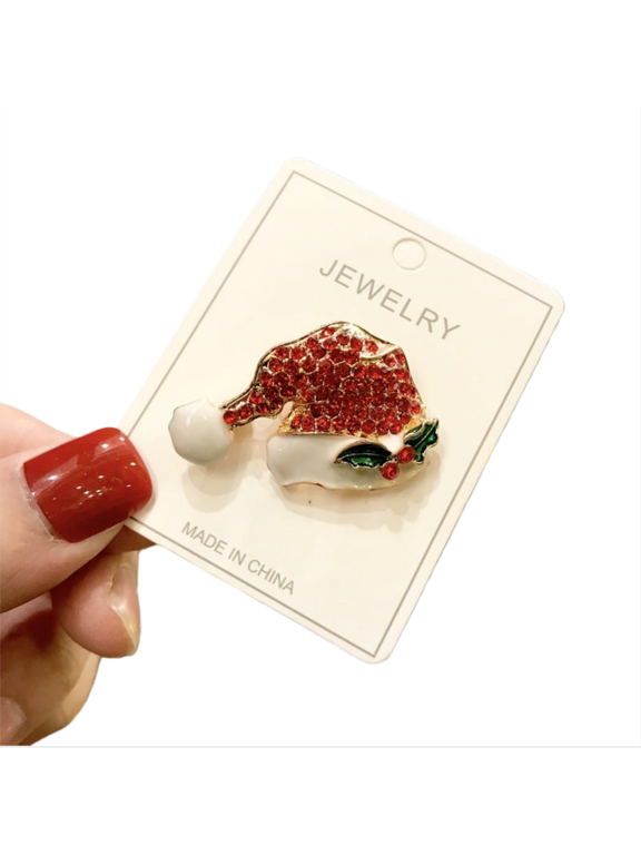 Home Decor, 1PC Christmas Brooch Badge Accessories Personalized Christmas Badge, Holiday Gifts
