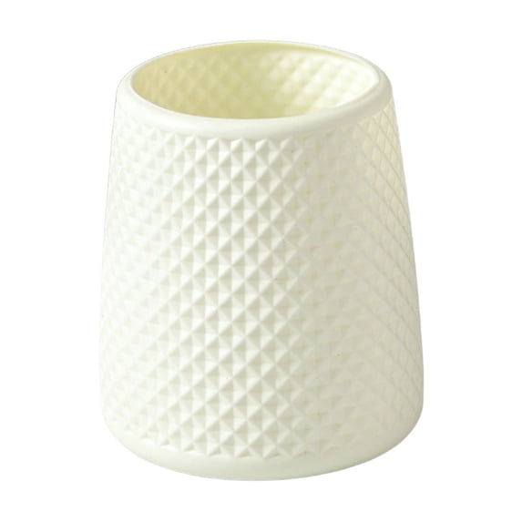 TACILIP Home Decor, 1PC Diamond Relief Plastic Vase Danish Streamlined Conical Flower Arrangement Bucket Desktop Dried Flowers Fresh Flower Decoration Storage Tube, Womens Gifts