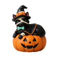 thumbnail image 1 of TACILIP Home Decor, 1PC Halloween Witch Figurines With Pumpkin Resin Skeleton Owl Statue Mini Tabletop Fall Decor Ornaments For Party Home Shelf Mantel Dec, Mens Gifts, 1 of 8