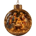 thumbnail image 1 of TACILIP Home Decor, 1PC Nativity Scene Christmas Ornament Clear Ball Holy Birth Of Hanging Ornament Religious Christmas Tree Decor Acrylic Manger Scene Bauble With Warm Light, Womens Gifts, 1 of 7