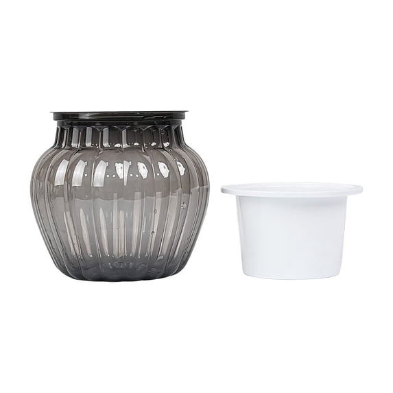 TACILIP Home Decor, 1PC Transparent Plastics Hydroponic Pot Automatic Water Absorption For Lazy Gardeners Especially For Pothos Plants And Other, Holiday Gifts