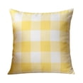 thumbnail image 1 of TACILIP Home Decor, 1PC Yellow Striped Solid Throw Pillow Cover Plaid Decorative Cushion Cover For Sofa Couch Bedroom Home Decor, Womens Gifts, 1 of 7