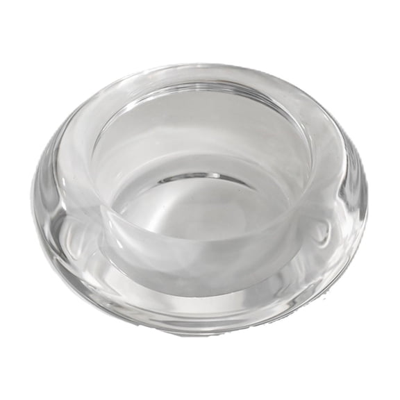 TACILIP Home Decor, Glass Tea Lamp Candle Stand Romantic Round Tea Lamp Stand Suitable For Wedding Table Center Decoration Family Party Decoration Mantelpiece Display, Womens Gifts