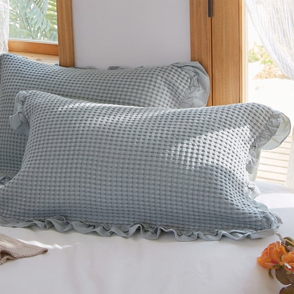 TACILIP Home Decor, Pillowcase Non Slip Non Shedding Unmixed Ruffle Pillowcase Suitable for A Variety Of Pillows, Men Gifts