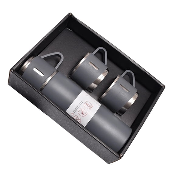 TACILIP Home Gifts, 304 Stainless Steel Vacuum Insulated Cup Set One Cup Three Lids Configuration Efficient Spill Proof Suitable For Office Indoor Outdoor, Kitchen Gadgets, 1PC