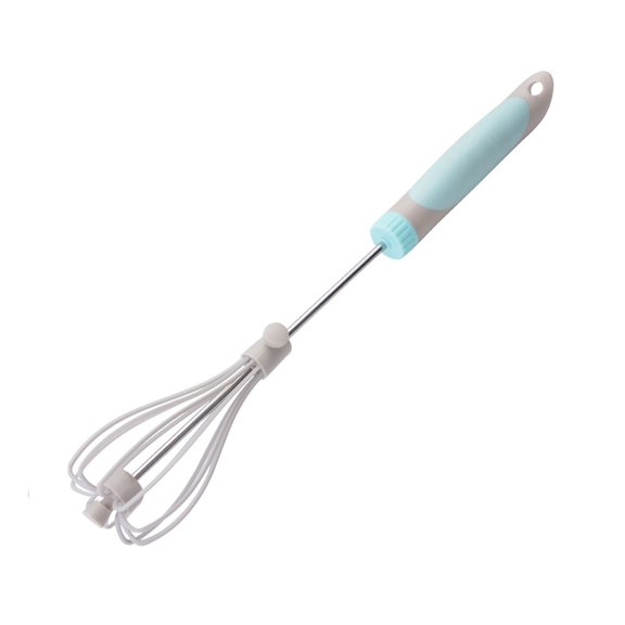 TACILIP Home Gifts, Semi Automatic With Adjustable Manual Rotation Eggs Beater For Kitchen Manual Eggs Beater For Baking Utensils, Kitchen Accessories, 1PC