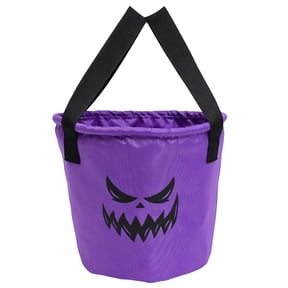 TACILIP Home Storage, 1PC Light Up Halloween Pumpkin Candy Bucket LEDBag Portable Handheld Ghost Pumpkin Basket For Halloween Party Decor Candy Collecting Supplies, Home Gifts