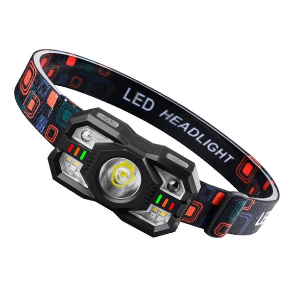 TACILIP Home Tools, 1PC Multifunctional Rechargeable Intelligent Sensor Adjustable Headlamp, Mens Gifts