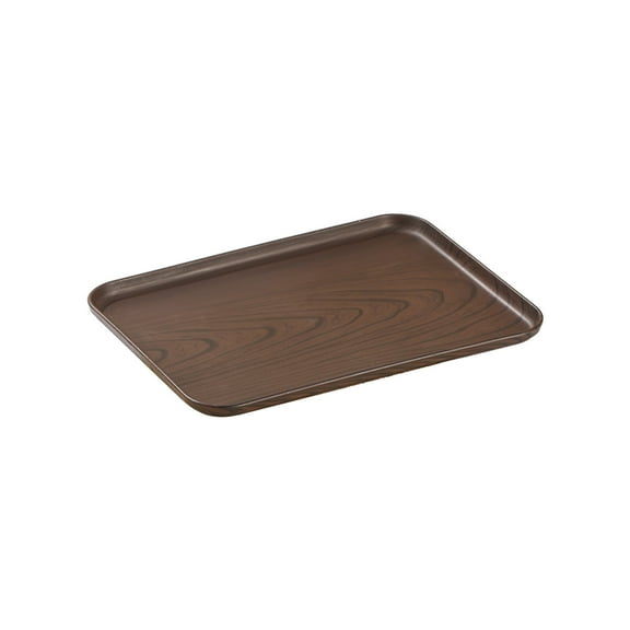 TACILIP Imitation Wood Grain Tray Baking Pan Tray Household Fruit Tray Kitchen Fruit Tray Customer Tea Cup Tray Spring Festival Fruit, Kitchen Gadgets