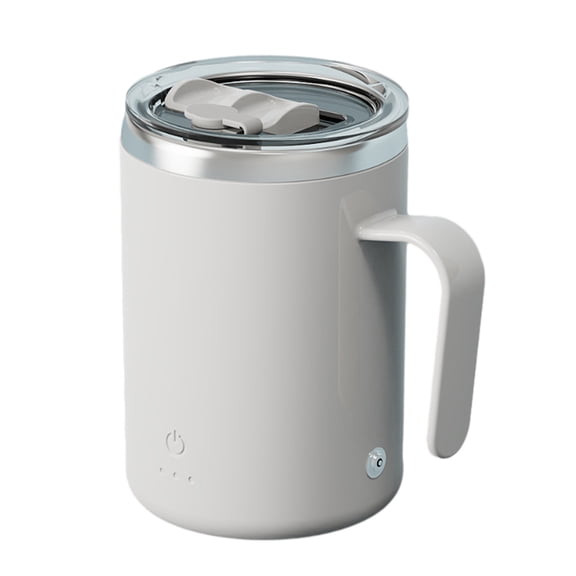 TACILIP Kitchen Gadgets, 1PC Automatic Magnetic Stirring Coffee Mug, Rotating Home Office Travel Mixing Cup Stainless Steel Self Mixing Coffee Cup, Gifts for Family