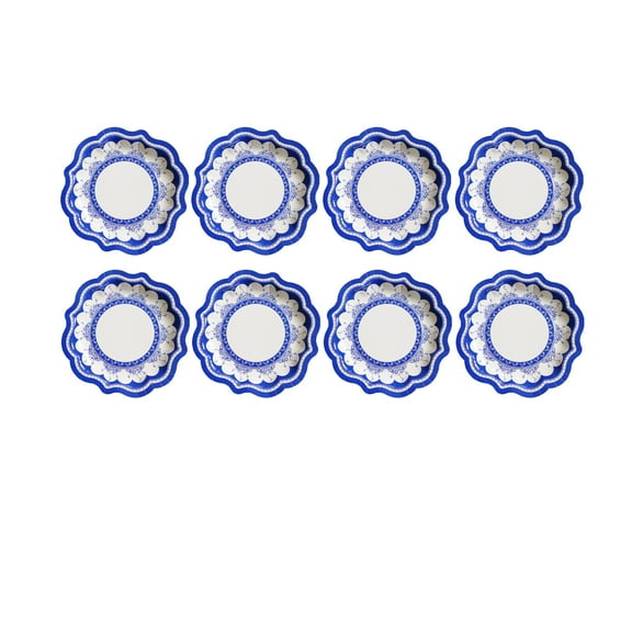 TACILIP Kitchen Gadgets, Disposable Paper Plates for Dinner Waterproofs and Oil-proof Paper Plates Thickened Round Tableware Paper Plates Fruit Plates, Birthday Gifts