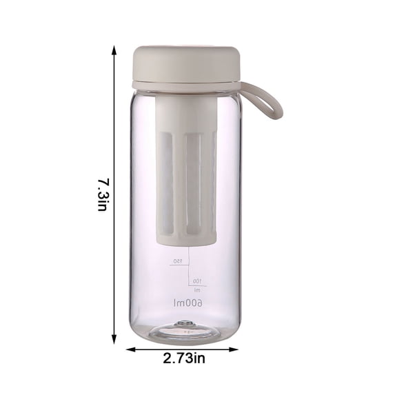 TACILIP Kitchen Organization, Take With One Water Cup - Brewing Tea Take With One Cup Portable Understandable Cold Brew Coffee Take With One Water Cup - Cold Brew Cup - (600ML), Room Storage