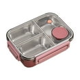 thumbnail image 1 of TACILIP Kitchen Organizer, 304 Stainless Steel Lunch Box Sealed Lunch Box Portable Lunch Box for Students and Office Workers Microwaveable Lunch Box, Gifts for Him, 1 of 6