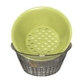 thumbnail image 1 of TACILIP Kitchen Organizer Basket Food Safe Plastic Drainer Space Saving Storage Container for Vegetables Utensils Sturdy Design Easy Clean Multi Purpose Use Organizer, Gifts for Mom, 1 of 6