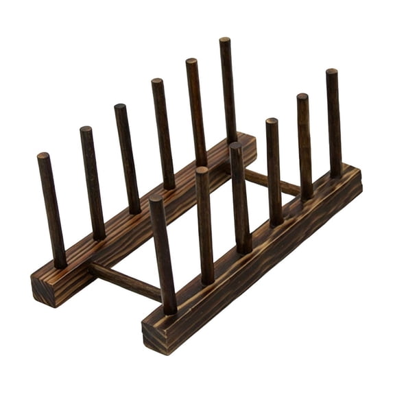 TACILIP Kitchen Storage, 1PC Wooden Storage Rack Kitchen Organizer Stand For Bowls Cookware Books Artworks, Home Gifts