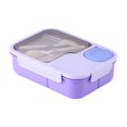 thumbnail image 1 of TACILIP Kitchen Utensils, Adult Lunch Box 1450ml 3 Compartments Student Sealed Plastic Lunch Box Adult Lunch Box with Spoon and Fork Leak Proof Microwavable, Men Gifts, 1 of 6