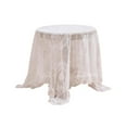 thumbnail image 1 of TACILIP Lace Round Tablecloth Esthetic Ruffled Vintage Table Cover Hollowed-out Non-slide Tablecloth for Home Use Suitable for Everyday Home Decoration, Room Decor, 1 of 6