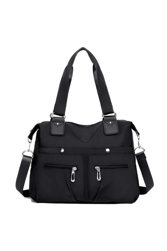 Large Capacity Multi Pocket Nylon Shoulder Bag Large Capacity Travel Backpack Nylon Cloth Multifunctional Bag Organizer, Handbags for Women