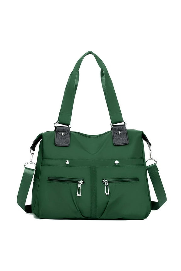 Large Capacity Multi Pocket Nylon Shoulder Bag Large Capacity Travel Backpack Nylon Cloth Multifunctional Bag Organizer, Storage Bag