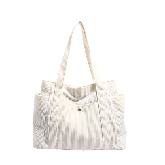 TACILIP Large Capacity Women's Bags Corduroy Bags Shoulder Bags Tote Bucket Bags, Organization and Storage