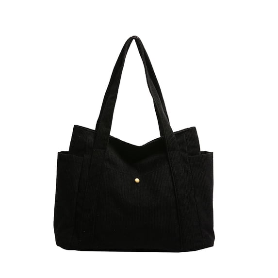 TACILIP Large Capacity Women's Bags Corduroy Bags Shoulder Bags Tote Bucket Bags, Organization and Storage