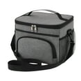thumbnail image 1 of TACILIP Large Insulated Lunch Bag 15L Reusable Lunch Box for Office Picnic Hiking Beach Leakproof Cooler Tote Bag Organizer with Adjustable Shoulder Strap Bento Lunch Tote, Gifts for Him, 1 of 6