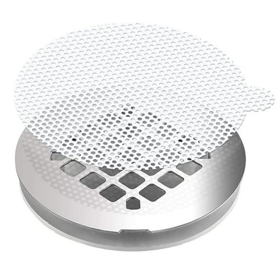 TACILIP Mens Gifts, 25pc Hair Catcher Disposable Shower Drainage Hair Connector Mesh Sticker Ear Easy To Tear, Bathroom Decor