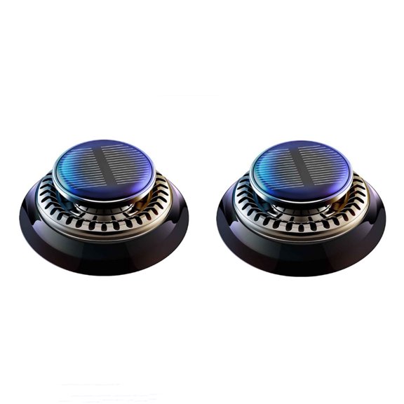 TACILIP Mens Gifts, 2PC Solar Car Aromatherapy In Light Rotation Lasting Aroma Car Interior Decoration Gift, Car Accessories