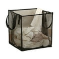 thumbnail image 1 of TACILIP Mens Gifts, Laundry Basket Bag With Handles Portable Laundry Basket Mesh Laundry Hamper Basket Folding Dirty Clothes Sundries Storage Bag, Home Storage, 1PC, 1 of 7