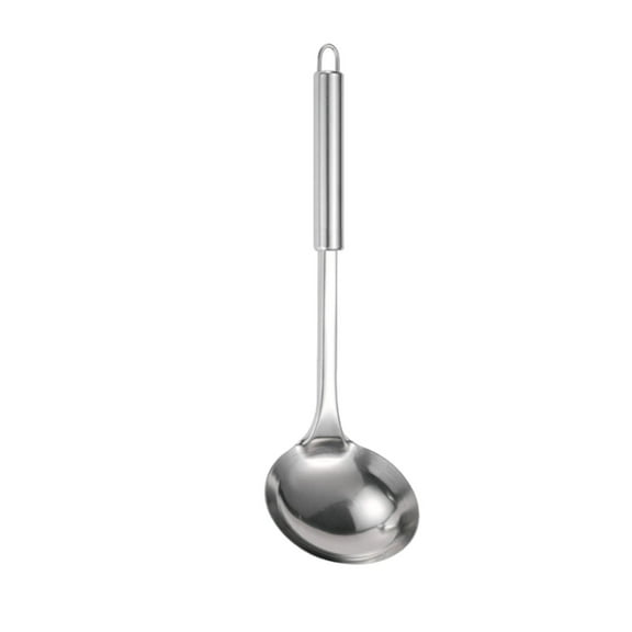 TACILIP Mens Gifts, Stainless Steel Spatula Kitchen Utensils Round Pipe Handle Kitchen Spoon Spatula Slotted Spoon Kitchen Cooking Utensils, Kitchen Accessories, 1PC