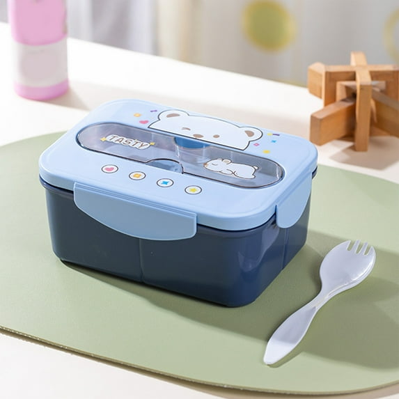 TACILIP Microwave Safe Lunch Box Food Grade Plastic Bento Box Leakproof Lunch Box Suitable for Office Work Lunch Box, Housewarming Gifts