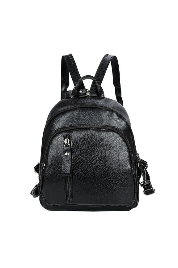 Mini Leather Backpack for Women Convertible Backpack Purse Shoulder Handbag Crossbody Bag 4 In 1 To Carry, School Bag