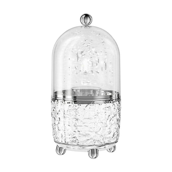TACILIP Multifunctional Style Makeup Brush Storage Bucket Lipstick Eyebrow Pencil Cosmetic Organizer Desktop Rotatable Transparent Dustproofs Dresser Organizer Tube, Organizer