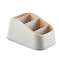 thumbnail image 1 of TACILIP Office Desktop Stationery Storage Box Divided Into Small Compartments Desktop Storage Organizer Pencil Card Rack Box Container For Desk Office Supplies Office Accessories, Gifts for Mom, 1 of 6