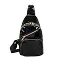 thumbnail image 1 of TACILIP Office & School Supplies, Bright Leather Small Sling Colorful Backpack Multi-Purpose Chest Bag Hiking Outdoor, Gifts for Her, 1 of 1