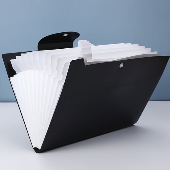 TACILIP Office Supplies, 12 Grids Organ Pack Folder A4 Student Exam Paper Classification Storage Bag Office Data Archive File Pack, Mom Gifts
