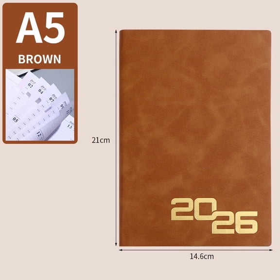 TACILIP Office Supplies, English Planner for Daily Planning for 365 Days 152 Sheets, Gifts for Men