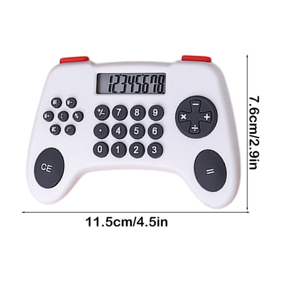 TACILIP Office Supplies, Interest Gamepad Calculator 8-digit Arithmetic Calculator Desktop Novelty Personalized Student Stationery, Gifts for Mom