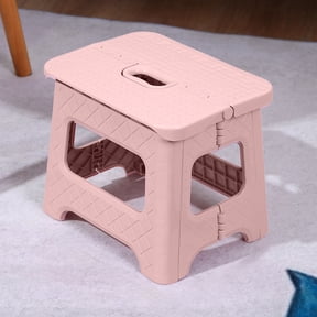 TACILIP Office Supplies, Space Saving Small Stool Folding Stool Step Stool for Home Kitchen Bathroom Bedroom Garden Office Outdoor Lightweight, Men Gifts