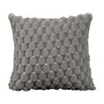 thumbnail image 1 of TACILIP Office Supplies, Weaving Snowflake Velvet Solid Color Pillows Office Sofa Lumbar Support Pillows Bedside Support Pillowcase Cushion, Men Gifts, 1 of 6