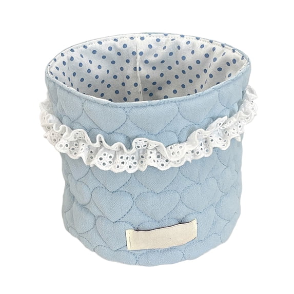 TACILIP Organization and Storage, Fabric Storage Baskets Desktop Storage Baskets Cylindrical Snack and Miscellaneous Item Baskets Multi-purpose Storage Baskets Home Decorate, Gifts for Men