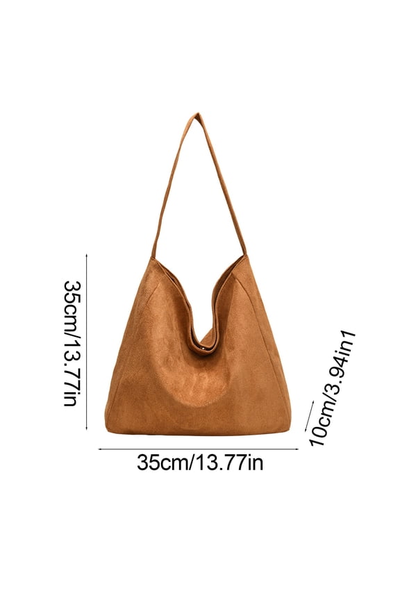 Organization and Storage, Soft Slouchy Suedes Shoulder Tote Bag Women Tote Satchels Crossbody Purse Brown, Gifts for Women
